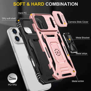 Étui écologique TPU+PC compatible voiture pour <span class=keywords><strong>iPhone</strong></span> <span class=keywords><strong>14</strong></span> <span class=keywords><strong>Pro</strong></span> avec support d'anneau, protection d'objectif coulissante anti-rayures, vente en gros directe d'usine à prix réduit - Product Image 5
