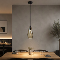 Lampes suspendues modernes en verre avec abat-jour en verre, éclairage décoratif d'intérieur, plafonnier pour loft, îlot de cuisine, salle à manger