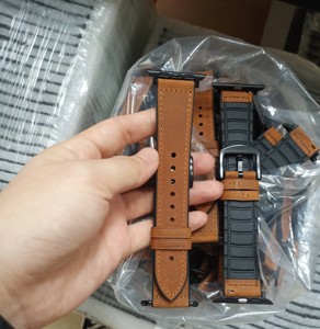 In <span class=keywords><strong>pelle</strong></span> RYB con <span class=keywords><strong>cinturino</strong></span> in TPU per IWatch serie 6 SE, <span class=keywords><strong>cinturino</strong></span> in <span class=keywords><strong>pelle</strong></span> per <span class=keywords><strong>Apple</strong></span> <span class=keywords><strong>Watch</strong></span> serie 7 8 9 45mm 41mm - Product Image 3