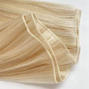 Extension per capelli invisibili in capelli umani europei vergini castani autunnali, a doppia trama, nuovo design, grezzi e senza cuciture - Product Image 6