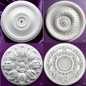 Modern Gypsum Plaster <b>Ceiling</b> Rose Domes Smooth Surface Total Solution Exterior Use for Hotels Hospitals Villas Environmental - Product Image 2