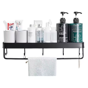 Mueble <span class=keywords><strong>de</strong></span> Baño <span class=keywords><strong>sin</strong></span> Perforaciones, Mueble <span class=keywords><strong>de</strong></span> Almacenamiento para Inodoro, Lavabo, Estante <span class=keywords><strong>de</strong></span> Almacenamiento <span class=keywords><strong>de</strong></span> Cosméticos Montado en la <span class=keywords><strong>Pared</strong></span> - Product Image 1