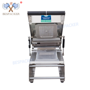 Sigillatrice Manuale da Banco Bespacker TP-100A per Vaschette Alimentari Contenitori in Plastica Bicchieri e Lunch Box da Asporto - Product Image 3