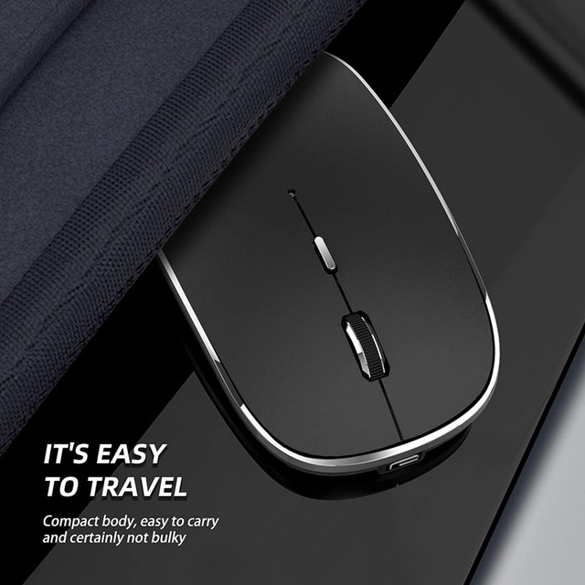 Type-C 2.4GHz Wireless Mouse for Laptop Portable Mini Mute Mouse Silent Computer Mouse for Desktop Notebook PC