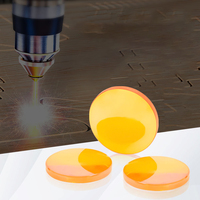 Lentille de focalisation laser CO2 CVD ZnSe D25mm FL 38.1 50.8 63.5 76.2 95.25 101 127 190mm 1.5-7.5 pouces pour machine de découpe laser