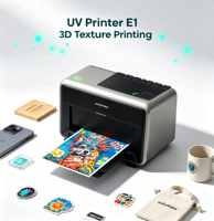 EufyMake E1, première imprimante UV DTF 3D-texturée personnelle au monde, optimisation des couleurs par IA, imprimante à plat de bureau automatique, 1440 DPI