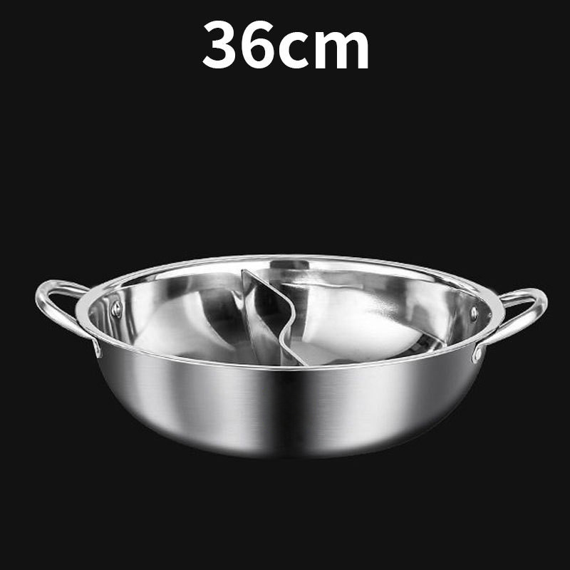 36cm divided hot pot [without lid]