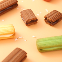 Sandwich Biscuits Au Chocolat 100g Longue Bande Sandwich Biscuits Biscuit Sandwich Macaron Chocolats Biscuits