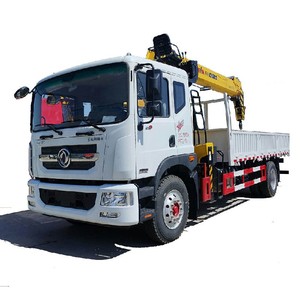 รถบรรทุกตงเฟิง 4x2 ติดตั้งเครน 8 ตัน 10 ตัน เครนบูมแบบยืดหดได้ สำหรับยกของ - Product Image 5