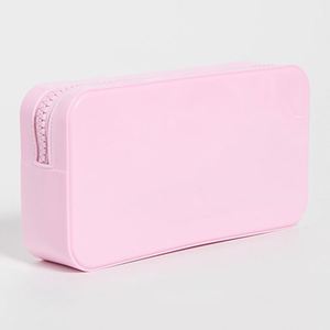 Bolsas de Maquillaje de Vinilo Reutilizables Ecológicas Personalizadas con Logotipo Grabado, Cierre Impermeable, Organizador de Cosméticos Portátil para Viajes - Product Image 4