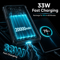 Tablette robuste de 11 pouces, étanche, Android 15, processeur MT6878, batterie 20000 mAh, norme MIL-STD-810H, stockage 256 Go, entièrement robuste pour l'extérieur, IP68