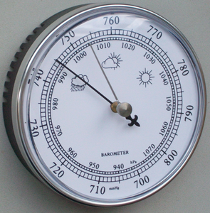 Gelsonlab HSGC-038 Alumínio 100MM Barômetro Relógio De Parede para Brindes Promocionais - Product Image 2