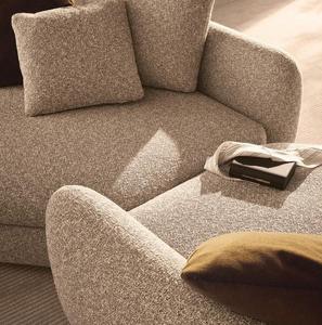 आधुनिक मॉड्यूलर घुमावदार कपड़े अनुभागीय सोफे न्यूनतम रहने वाले कमरे के फर्नीचर सोफा सेट सोफे लिविंग रूम - Product Image 6