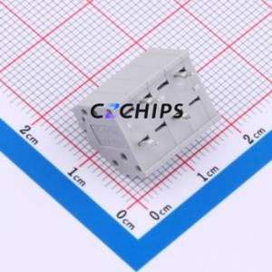 MX250-3.5-04P-A-GY01-Cu-A Spring Terminal Block Through hole Component (THT),P=3.5mm Connector 1x4P 3.5mm Gray Through Hole - Product Image 2