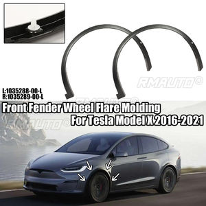 Moldura de Arco de Guardabarros Delantero para Tesla Model X 2016-2021, Izquierda y Derecha, 1035288-00-L 1035289-00-L, ABS - Product Image 1