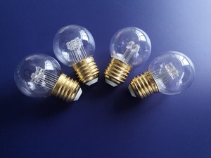 5mm Dip 24V G45 Golf Bulb E27 con <span class=keywords><strong>PC</strong></span> Alta calidad Ip65 bombillas impermeables decorativas al aire libre - Product Image 5