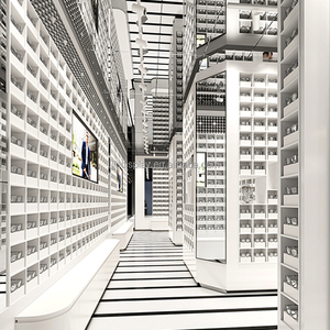 Nhà Máy ban đầu cửa hàng quang học cải tạo cao cấp trưng bày kính hiển thị cửa hàng bán lẻ với cửa hàng mới trang trí kính mắt - Product Image 3