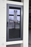 Fenêtre à battant RG65 en aluminium de 1,8 mm, insonorisée, à rupture de pont thermique, double vitrage, pour projets de bâtiments modernes
