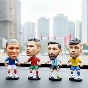 Muñecos con Cabeza Oscilante Versión Q, Figuras <span class=keywords><strong>de</strong></span> Acción <span class=keywords><strong>de</strong></span> Estrellas del Fútbol, Decoración para Coche, Juguetes <span class=keywords><strong>de</strong></span> <span class=keywords><strong>Messi</strong></span>, Ronaldo, Neymar, Regalo para Fanáticos - Product Image 2