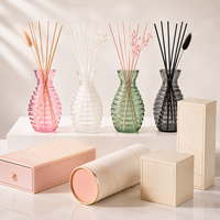 Diffuseur de parfum en verre réutilisable pour centres de table, mini vase vintage de 110 ml pour diffuseur de parfum, décorations de mariage