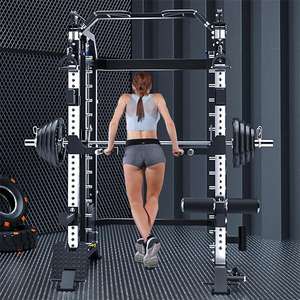 Nouveau design d'équipement de gymnastique à domicile multifonction <span class=keywords><strong>Machine</strong></span> Smith en acier avec pile de poids en vente de gros en vente - Product Image 5