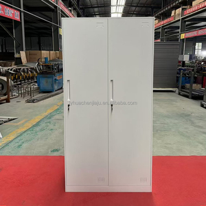 Armoire suspendue en acier à deux portes, armoire métallique, <span class=keywords><strong>casier</strong></span> de rangement avec serrure pour école, dortoir, <span class=keywords><strong>bureau</strong></span> ou vestiaire - Product Image 2