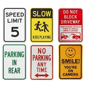 Customized Good Quality Aluminum Roadway Safety Signage Traffic Signs Reflective Road <strong>Warning</strong> <strong>Sign</strong> - Product Image 2