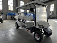 Nouveau modèle de voiturette de golf électrique 2026, 4 places, phares LED, batterie au lithium, 100 km d'autonomie pour parcours de golf