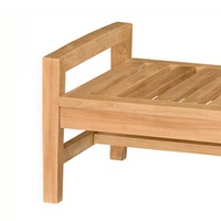 Magnifique tabouret en teck massif Marbella, durable et moderne, pour hôtel, parc, jardin, meubles d'extérieur, Indonésie
