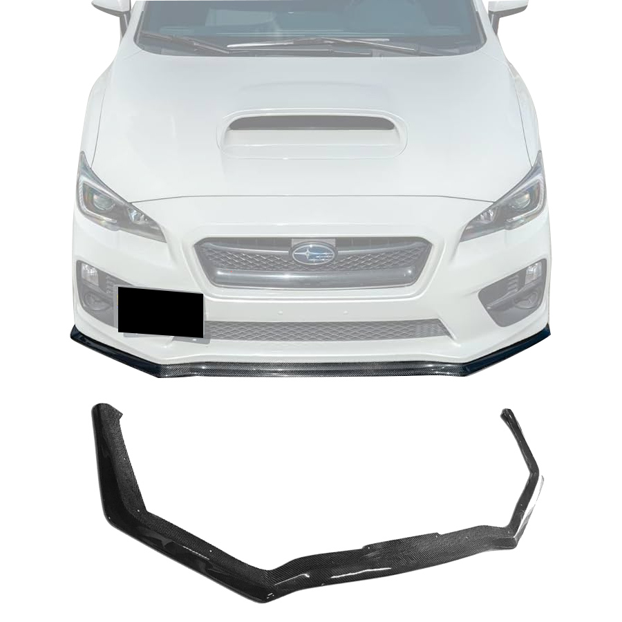 パーツ SUBARU WRX STI Enhance Your Subaru WRX Sti with a Carbon Front Lip Kit