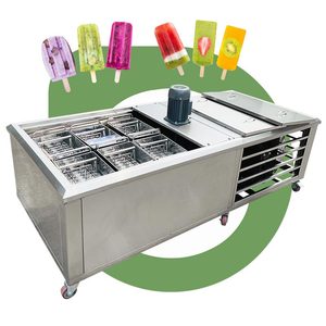 Machine à glaces et sucettes rotative électrique automatique commerciale 12000 Lolly pour la fabrication de bâtonnets de crème glacée et de moules à glaces entièrement automatiques - Product Image 1