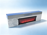 Décorations lumineuses LED pour cheminée extérieure de Noël, électriques, avec fonction de minuterie, USB/BATTERIE