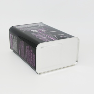 Lata Rectangular Plana con Tapa de Rosca de Hojalata para Líquidos Químicos, Envase a Prueba de Fugas para Detergentes de Limpieza con Logotipo y Patrón de Color Personalizados - Product Image 5