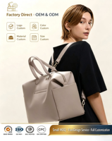 Sac fourre-tout en cuir vegan imperméable et isolé, convertible en sac à dos et sac à bandoulière, grande capacité pour couches, travail, voyage et usage quotidien