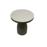 Table basse en bois MDF avec peinture brillante Design contemporain pour l'intérieur et l'extérieur pour les meubles de salon
