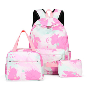 Hot Sale 3 Pcs Bags <b>Backpack</b> Set Girls Teenager School Student Bookbags School Bags <b>Backpacks</b> with Lunch Bag - Product Image 5
