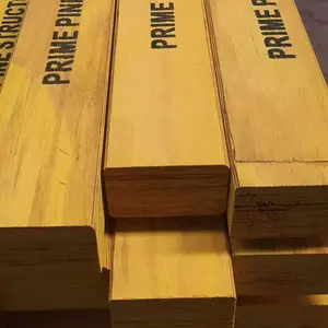 Vigas de madera LVL glulam, excelente madera laminada LVL, no sólida, para construcción