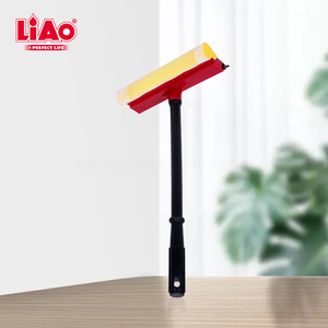 Squeegee per Finestre LiAo a Doppia Faccia con Manico in Plastica Nera per Pulizia di Porte in Vetro e <span class=keywords><strong>Auto</strong></span> - Product Image 2