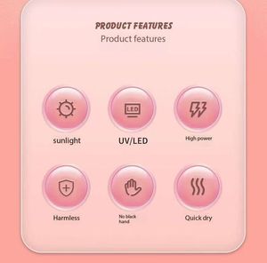 Wholesale Professional 48W UV Lamp Quick Drying Gel <b>Polishing</b> Nail Lamp <b>Plastic</b> Material Nail Equipment - Product Image 5