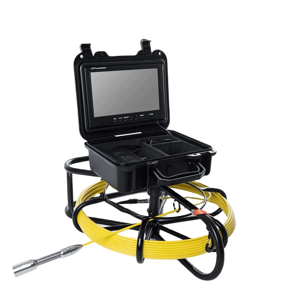 Factory Price 20M Cable Industry Endoscope 9 inch TFT-LCD Display Sewer Pipe Inspection Camera System Used for Pipe Inspection