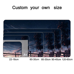 Manufacturer <b>Custom</b> Anime Summer Sky Extended Gaming <b>Mouse</b> <b>Pad</b> Large Desk Mat Big Mousepad with Rubber Base Stitched Edge for PC - Product Image 2