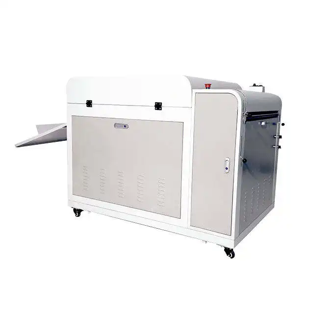 DOUBLE 100 Aqueous High Efficiency Ir Curing Film Coating Varnish Laminating Machine