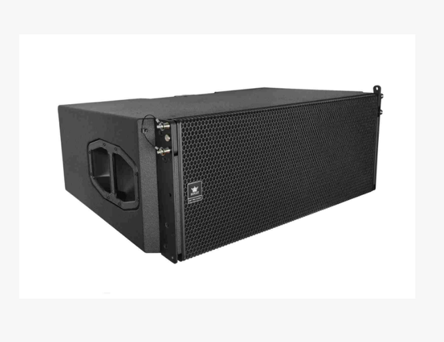 Professional Line Array System Dual 12 Inch 3-Way High Sensitivity Speaker for Multi-function Halls & Theaters & Outdoor Shows