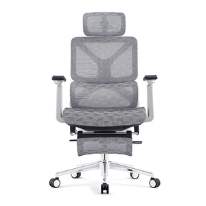 <span class=keywords><strong>Chaise</strong></span> inclinable Comfort Relaxer Support lombaire <span class=keywords><strong>Chaise</strong></span> de bureau ergonomique en maille avec repose-pieds - Product Image 1