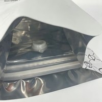 Bolsa de Embalaje de Café Personalizada con Cierre Ziplock, Parte Superior de Papel de Aluminio, Resistente a la Humedad