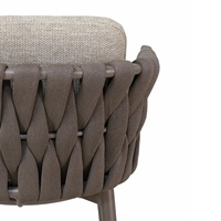Meubles d'extérieur en aluminium, chaise de patio extérieure, table basse de piscine, chaise de resort