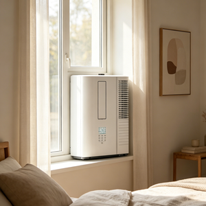 Climatiseur de fenêtre encastré sans unité extérieure, oscillation automatique haut-bas gauche-droite, télécommande, 7500 BTU, économie d'espace, variateur de vitesse - Product Image 6