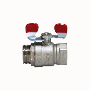 Vanne à boisseau sphérique PN25 avec poignée papillon (MF) Dn25 - Product Image 2