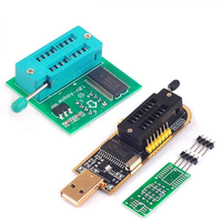 Programmateur USB CH341A Kit Complet, Programmeur SPI Flash BIOS avec Clip de Test SOIC8, Adaptateur 1.8V, Prise en Charge des Séries EEPROM 24 et 25