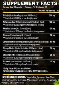 Custom Label Shilaji Capsules 85 Minerals <strong>Brain</strong> <strong>Health</strong> <strong>Supplement</strong> Enhance Strength Natural Energy Booster Resin Extract Capsules - Product Image 3